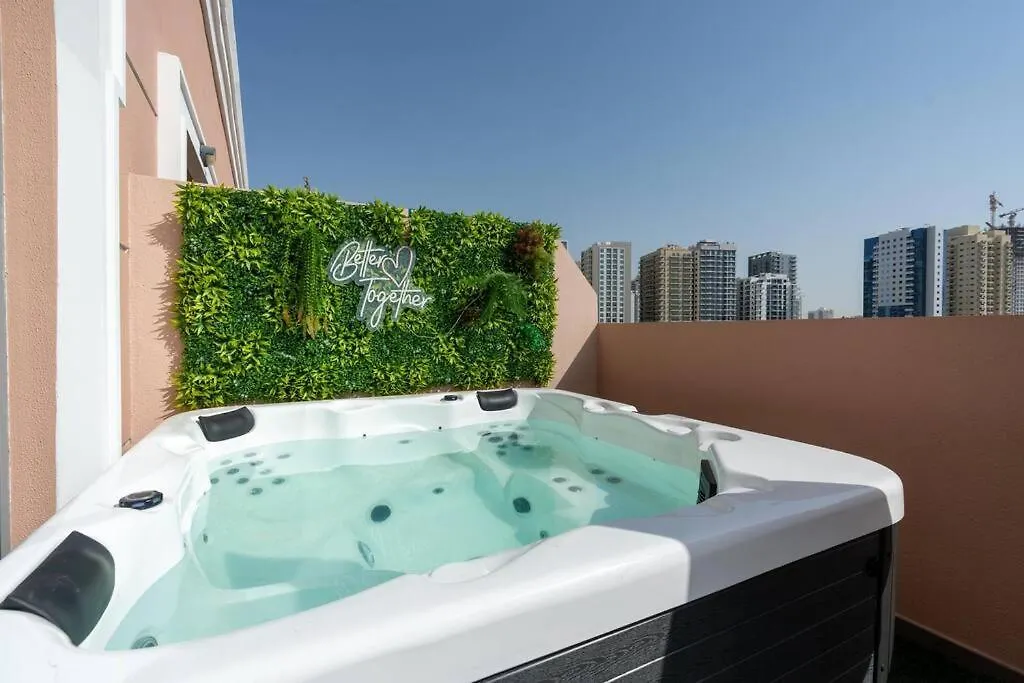 Apartmán Private Jacuzzi - 1 Bedroom - Jvc Dubaj